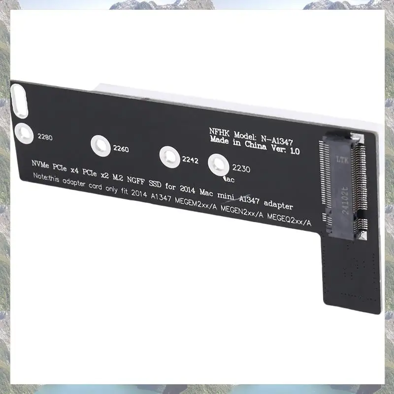 

2025 New-New Nvme M2 SSD Converter Card To For Apply Mac Mini 2014 A1347 MEGEN2 MEGEQ2 Adapter Raiser PCI Express NGFF 760P 600P