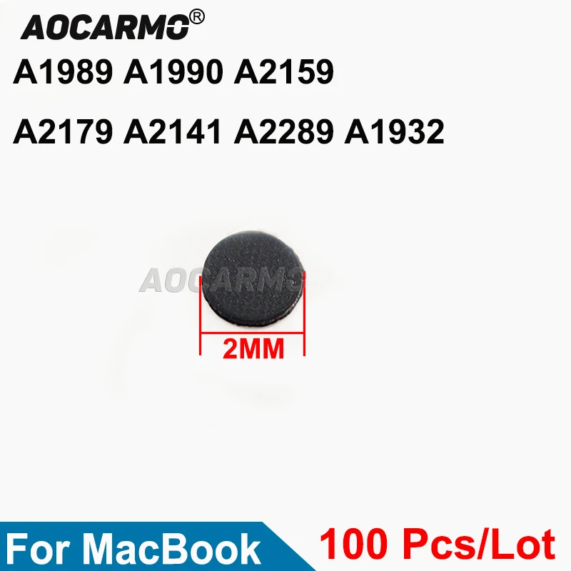 

Aocarmo 100Pcs/Lot For MacBook A1989 A1990 A2159 Water Damage Label Warranty Indicator Sensors Repair Waterproof Round Stickers