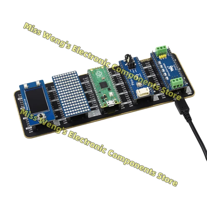 Pico interface external expansion board 4 groups 2 × 20/2 groups 2 × 20 USB external power supply PICO-DUAL-EXPANDER PICO TO HAT