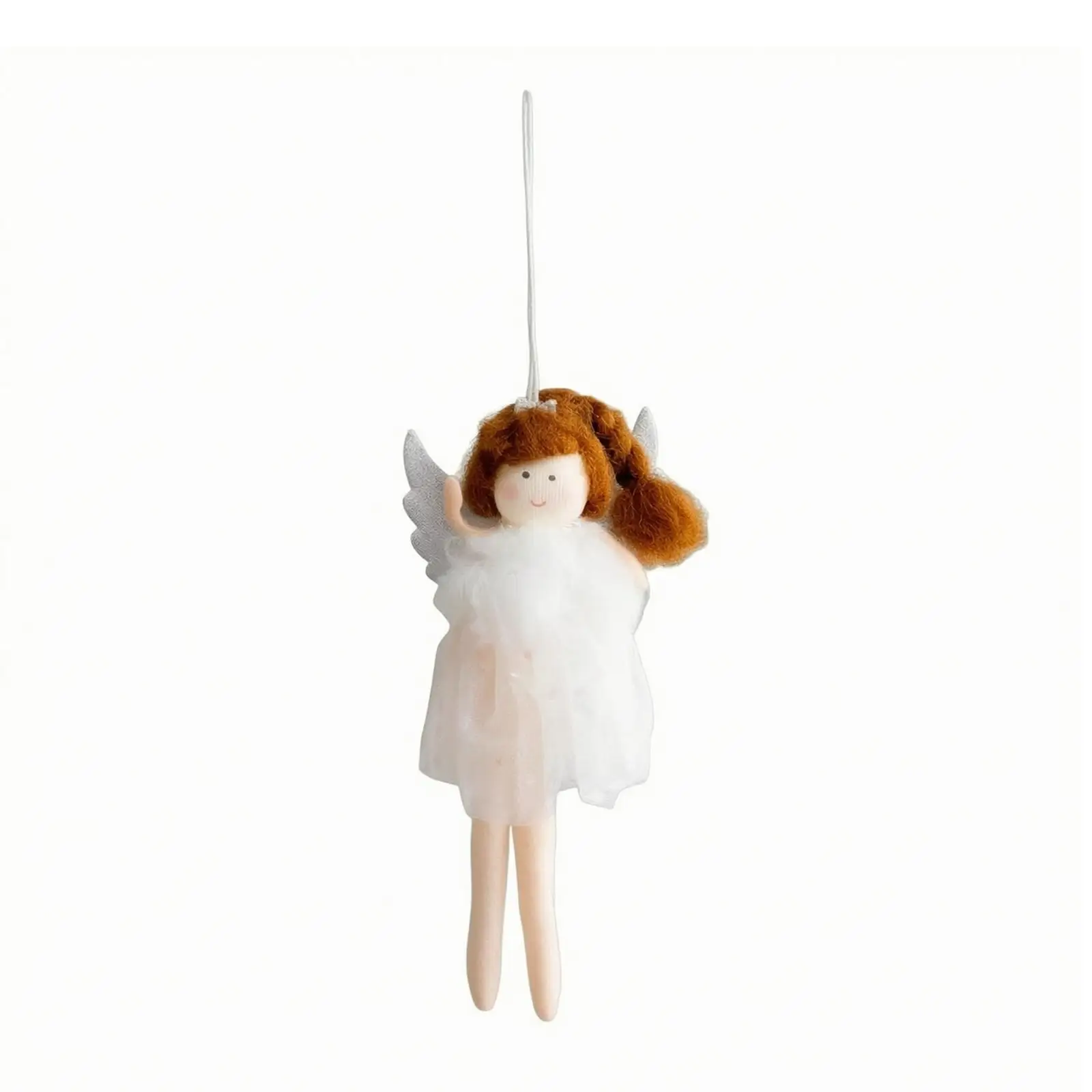 Textile Angel Ornament with Hanging Loop Soft Handmade Textile Angel Ornament Lightweight