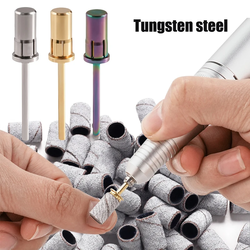 

Nail Art Sanding Band Mandrel Bit Grinding Head Shaft Nail Drill Bit Polish Gel Removal Manicure Pedicure Exfoliating Tool