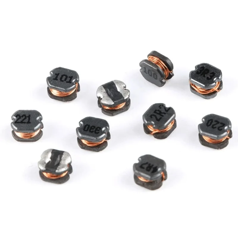 30pcs CD32 patch inductors 1/1.5/2.2/3.3/4.7/6.8/10/15/22/33/47/68/100UH power wound inductors NEW