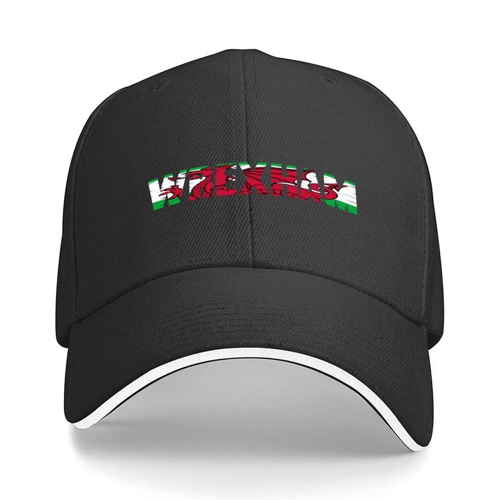 

WREXHAM WELSH FLAG Baseball Cap funny hat Fishing cap Golf Wear Kids Hat Women's Golf Clothing Men's