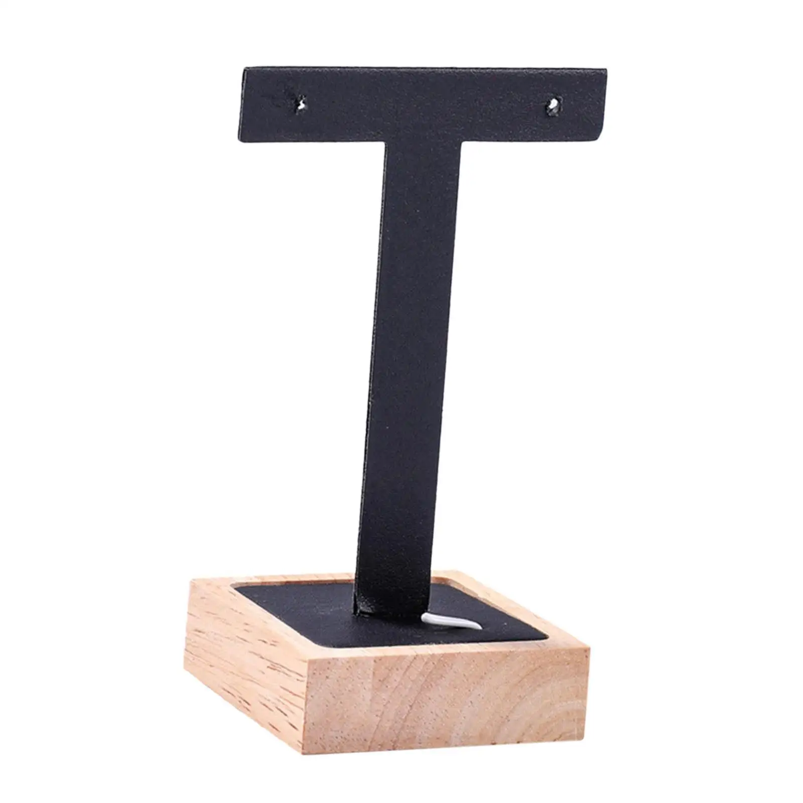 Wood Earring Display Stand Jewelry Holder T Bar Earring Rack for Retail Showroom Home Use Jewelry Display