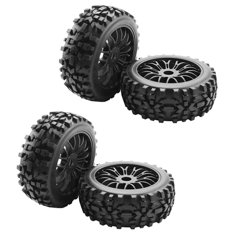 

ABUM-8Pcs 118 мм 1/8 RC внедорожные багги шины колеса 17 мм шестигранные для ARRMA Traxxas Redcat Team Losi Kyosho VRX HPI WR8 HSP Hobao