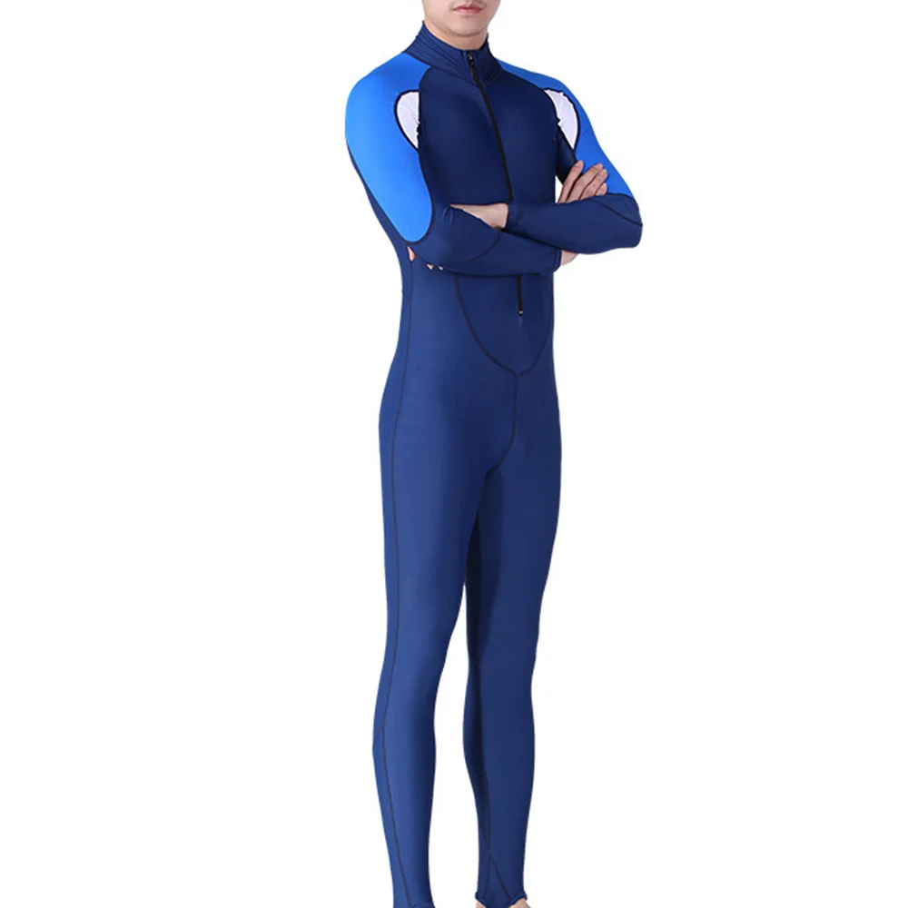 Close-fitting One-piece Neck Wetsuit Stylish Waterproof Design Diving Suit for Swimming Surfing Diving Sun Protection