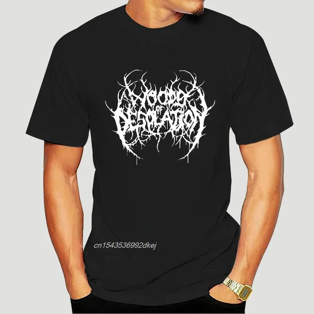 New WOODS OF DESOLATION Metal Rock Band Logo Mens Black T-Shirt Size S To 3XL 1102D