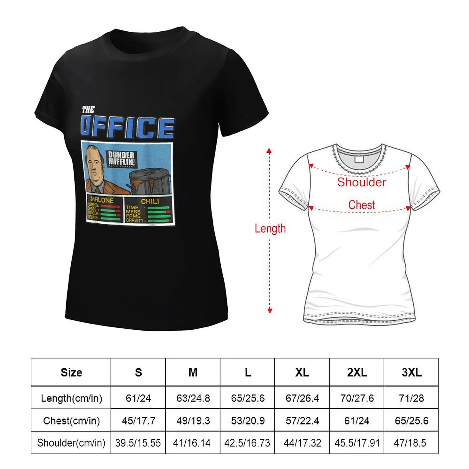 The-Office-Jam-Kevin-And-Chili-The-Office-Malone-And T-shirt tops female oversized designer clothes Women luxury