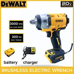 DeWalt электроинструмент, электрическая дрель 20 в, бесщеточный Электрический гаечный ключ, ударный ключ, компактная дрель/привод, электроинструмент с регулируемой скоростью