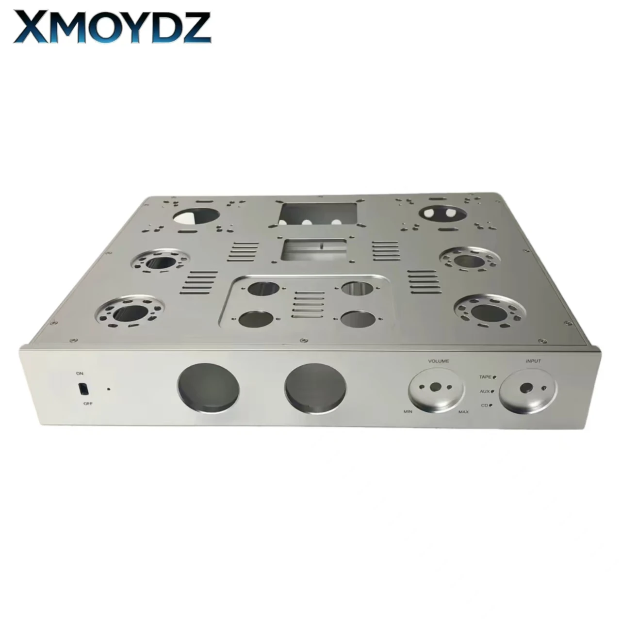External Size 415*330*70mm Push-Pull Amplifier Chassis All Aluminum Alloy Preamp Box HiFi Fever Audio DIY Enclosure Customizable