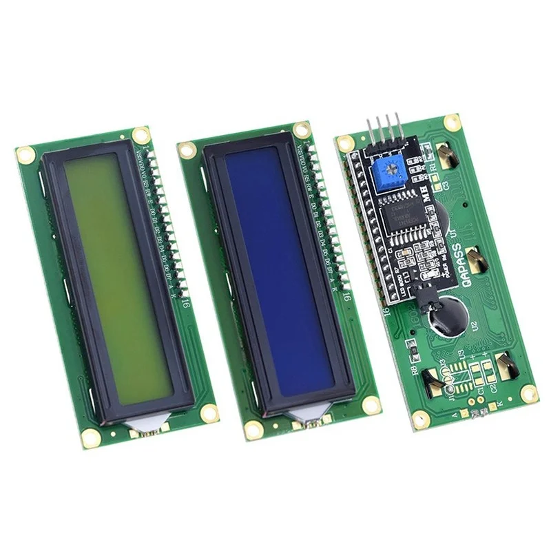 1602 1602A 16X2 Karakter Lcd Module Lcm Kleur Blauw Wit Geel Scherm Factory Outlet Custom Size