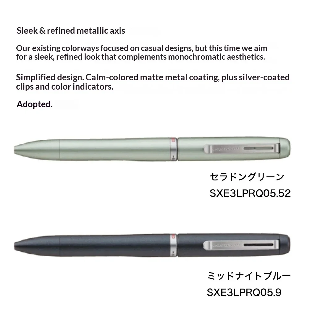 2026 Uni JETSTREAM PRIME Silent 3-Farben Drehkugelschreiber Metallgehäuse LiteTouch Tinte 0,5mm (Schwarz/Rot/Blau) Notizbuch-Zubehör – Detail 9
