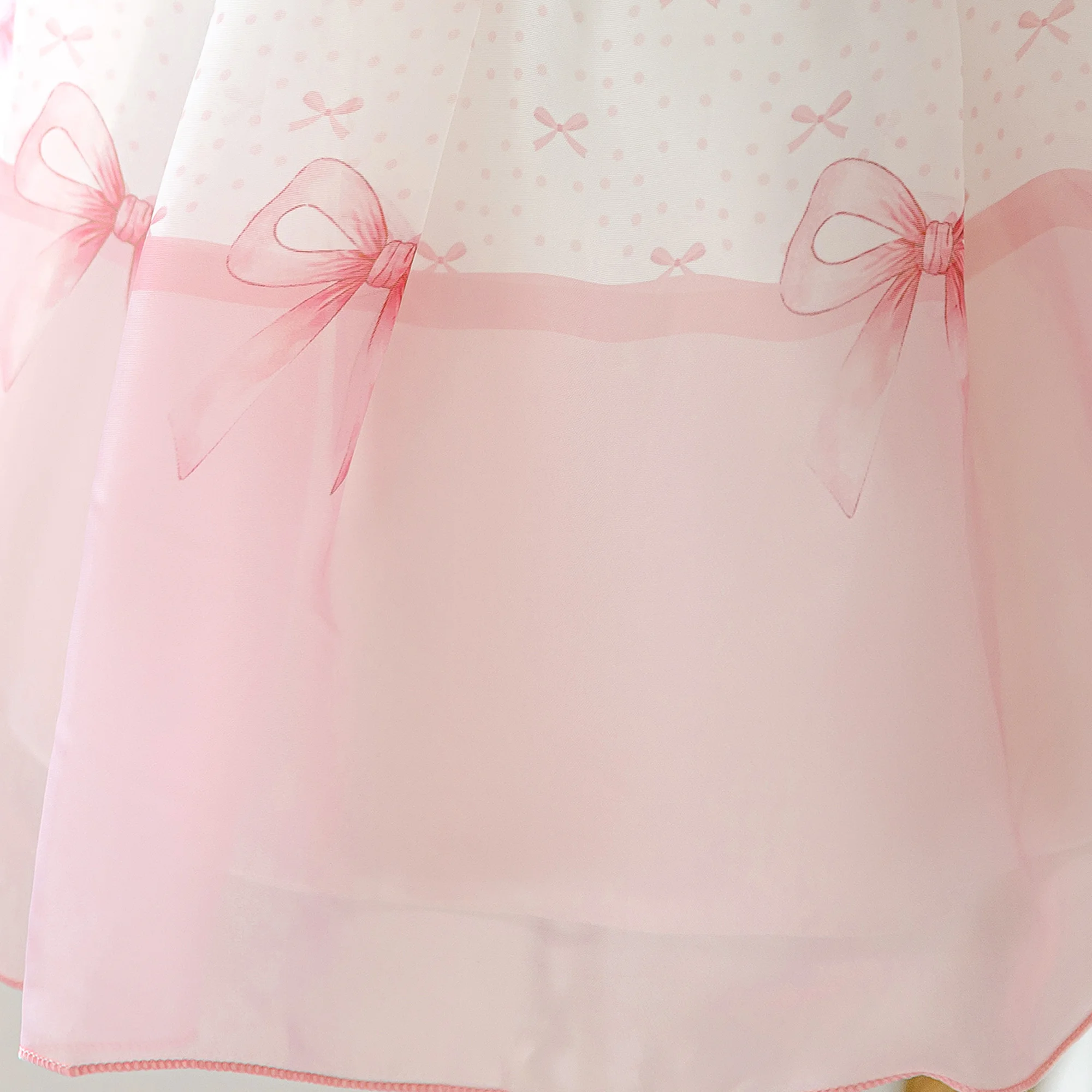 Summer Bow Bridesmaid Party Girl Dress Elegant Tulle Wedding Princess Prom Dresses Girl Gala Birthday Graduation Evening Costume 6