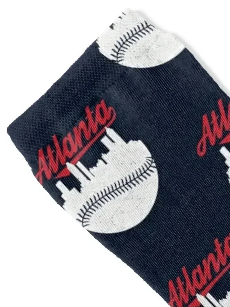 Atlanta Baseball Socks Rugby new in's Christmas halloween Socks Female Men's