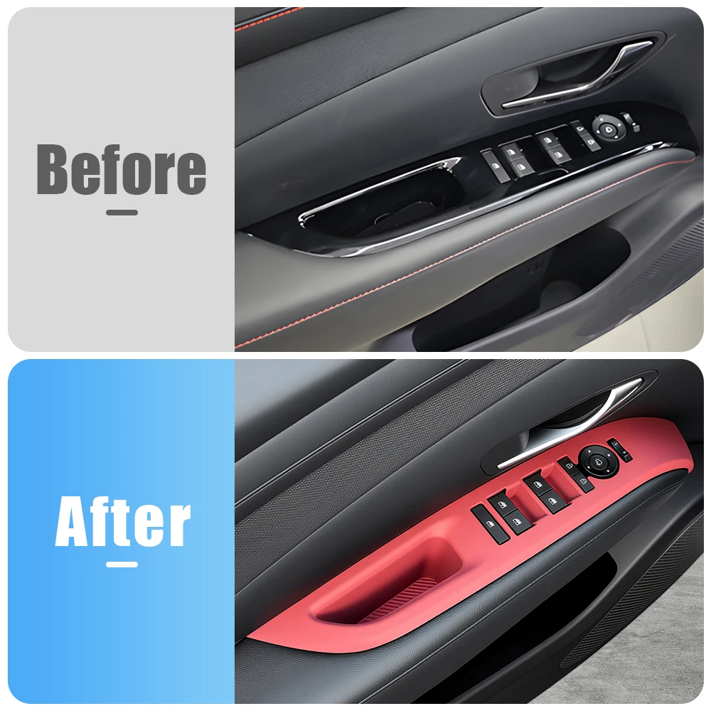Silicone Window Lift Switch Button Trim Cover For Hyundai Tucson NX4 2025 2026 Car Accessories Excluding Short Axle Vehicles ﻿ view 6
