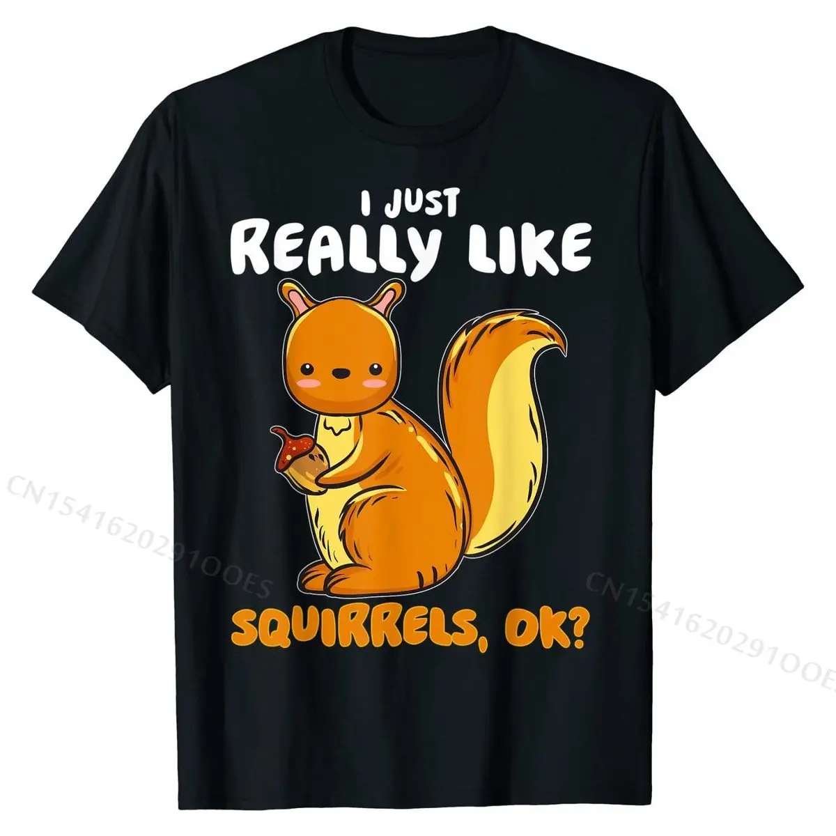 I  Really Like Squirrels Ok Pet Owner Lover Rescue T-Shirt Cotton Tops & Tees for Men Casual T Shirt Leisure New Arrival