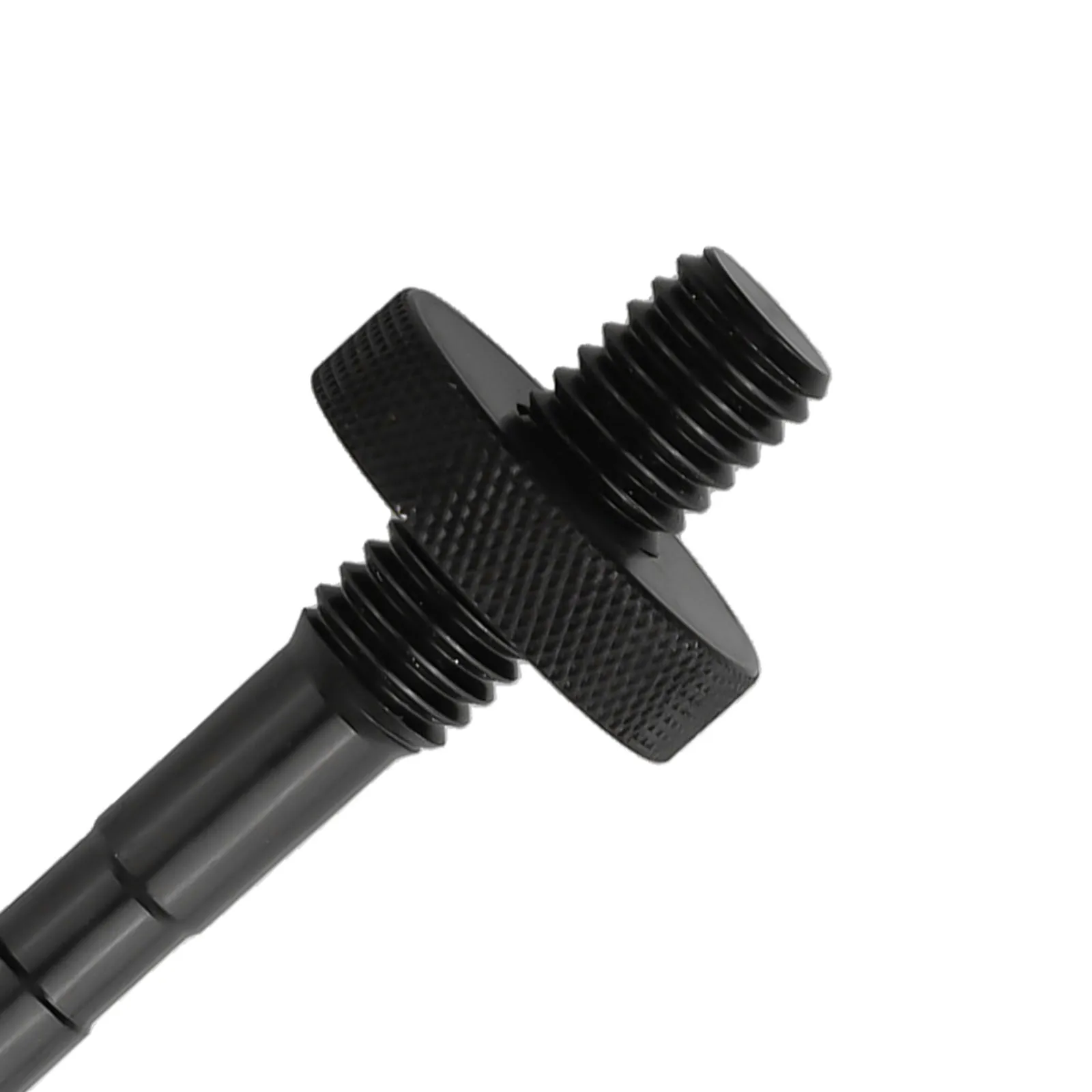 Diameter 6mm Telescoping Tent Poles Lightweight Practical 8mm Thread Black Color Compact Size Double Thread Design