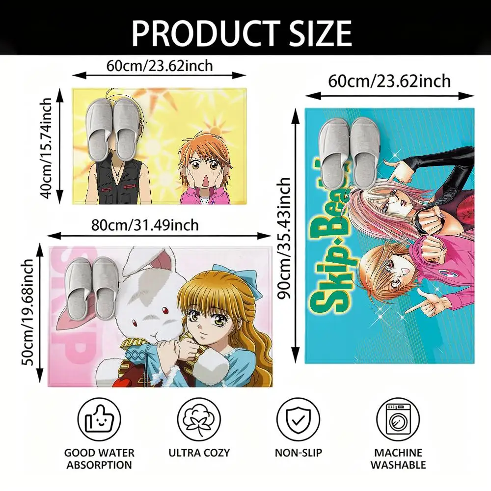 Anime S-Skip B-Beat Bedroom Decor Carpet  for Living Room Thick Plush Study Floor Mat Home Fluffy Soft Rug