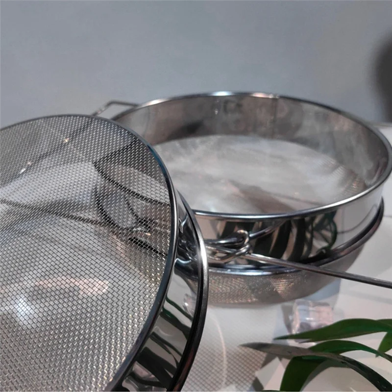 

A57X-Double Sieve Strainer Beekeeping Honey Filter For Beekeeping Special Tools Stainless Steel Garden Supplies