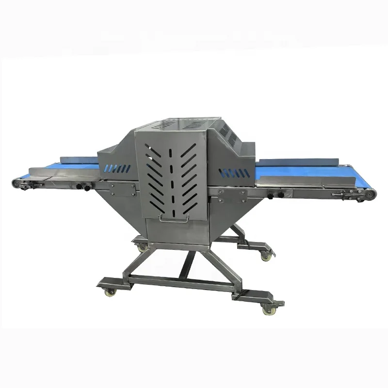 Industrial Automatic 304 Stainless Steel Fresh Chicken Cooked Meat Cutter Slicer Machine