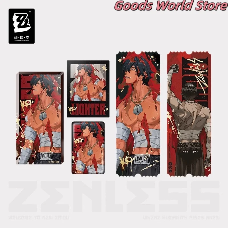 

Original Lighter Badge Acrylic ornament Laser ticket Mihoyo Game ZZZ Zenless Zone Zero Lighter Cosplay Costume Anime ACGN Gift