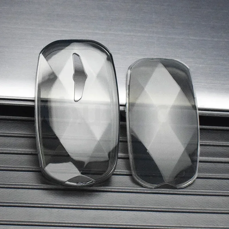 شفافة بولي TPU السيارات قذيفة فوب حافظة مفاتيح السيارة غطاء لشركة هيونداي جينيسيس GV60 G90 G70 G80 EQ900 ملحقات حامي بدون مفتاح