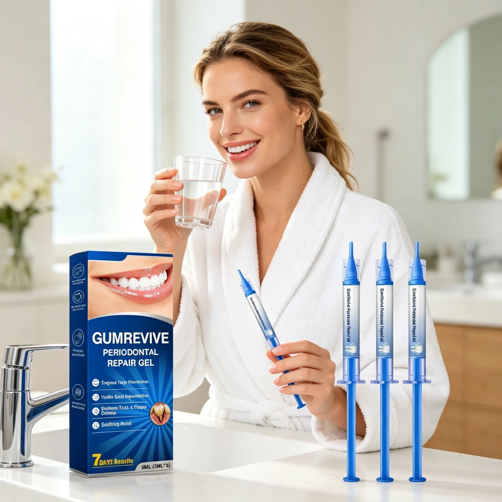Gum Repair Gel Hydroxyapatite Tartar Remover Plaque Remover for Teeth Whitening Dental Care Products Gum Protection Gel 3 Pieces