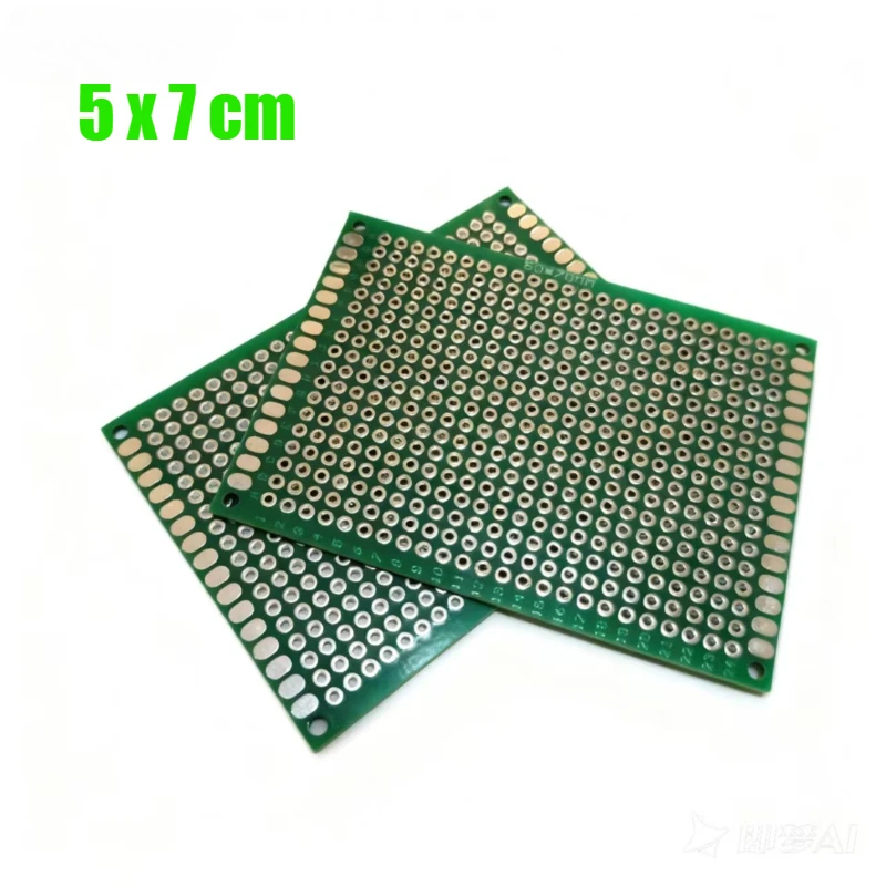 5PCS/10PCS 2x8 3x7 4x6 5x7 6x8 7x9 8x12 9x15cm Dubbelzijdig Koper Prototype board Universele Board Experimentele Ontwikkeling Plaat