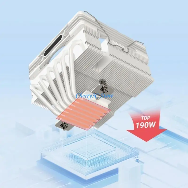 83CE Efficient 12cm Fan CPU Air Coolers With Enhances Gravities Resistance for LGA366