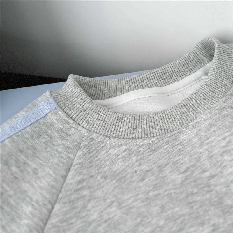 Frühling Kinder Sweatshirt Sets Kinder Langarm-Bekleidungssets Jungen Mädchen Lässiger Pullover+Hose 2-teilig Herbst Teenager Trainingsanzug Outfit – Detail 9