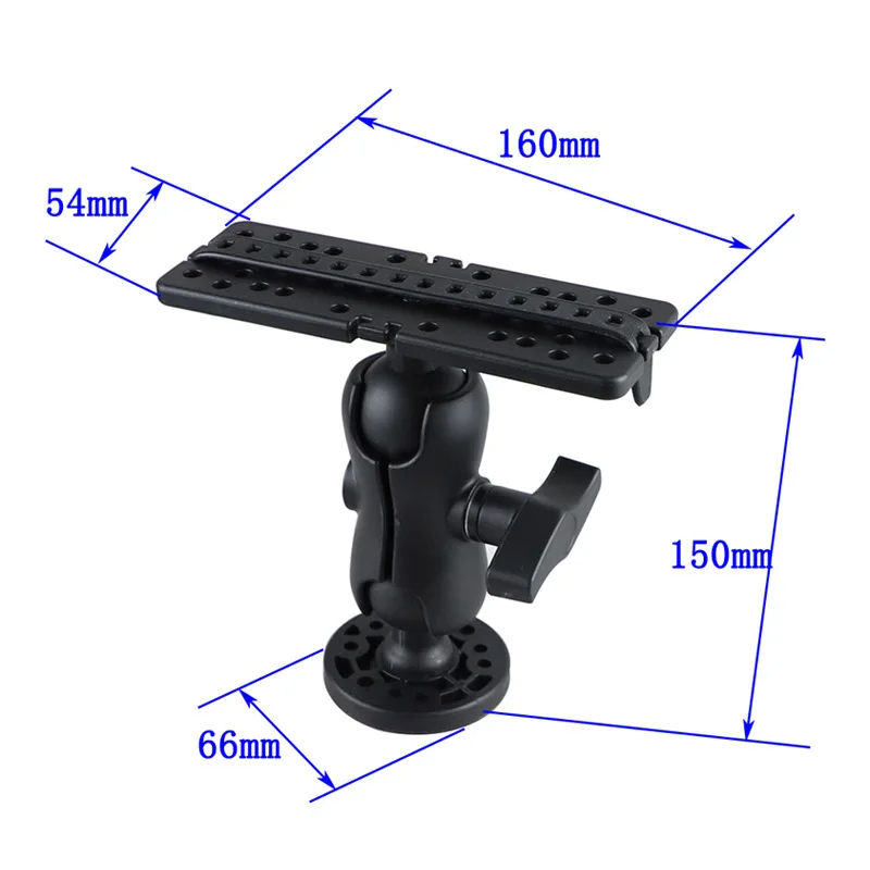 360 Degree Rotatable Universal Marine Kayak Fish Finder Electronic Mount Fishfinder GPS Turntable Boat GPSM 62KA