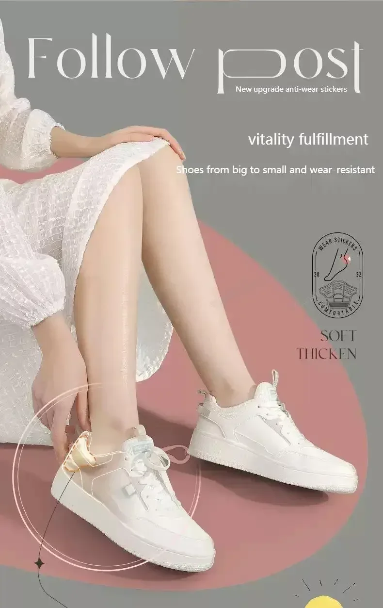 Fersenschutz, Aufkleber, Fußpolster für Turnschuhe, Silikon, rutschfest, Schuhpolster, Fußpflege, Schmerzlinderung, Schuheinlagen, Schuhe, Zubehör – Detail 2