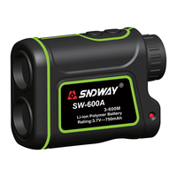 600m Ranging SNDWAY golf rangefinder SW-600A/laser distance meter 600m/hunting camera speed meter telescope