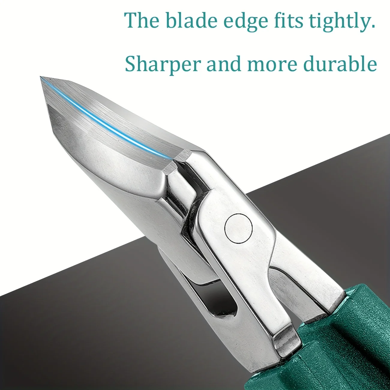 1pc For thick nails and ingrown nails - high-precision trimmer, equipped with a safe soft grip and 25-degree beveled blades