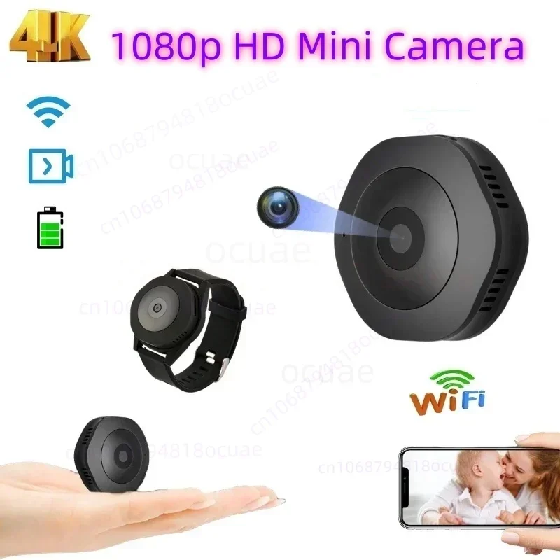 Wifi Smart Home 4K 1080p HD Mini Camera IP Webcam Remote Surveillance Portable Micro Camcorder Night Vision Invisible Espia Cam