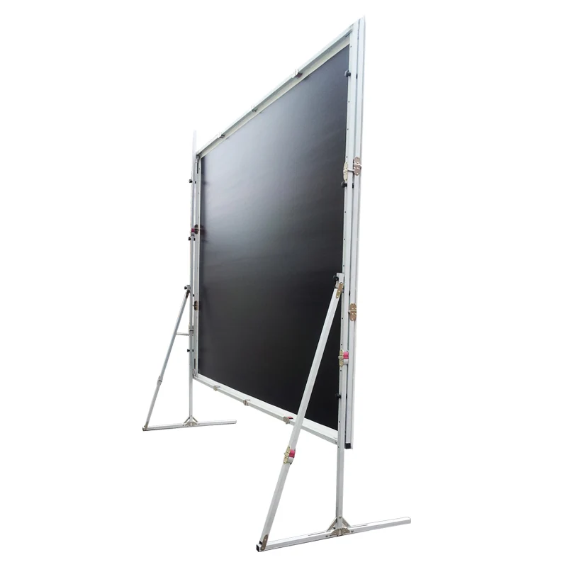 180 Inch 16:9 Matte White Foldable Polyester Projection Screen 4K HD Portable For Indoor Outdoor Movie