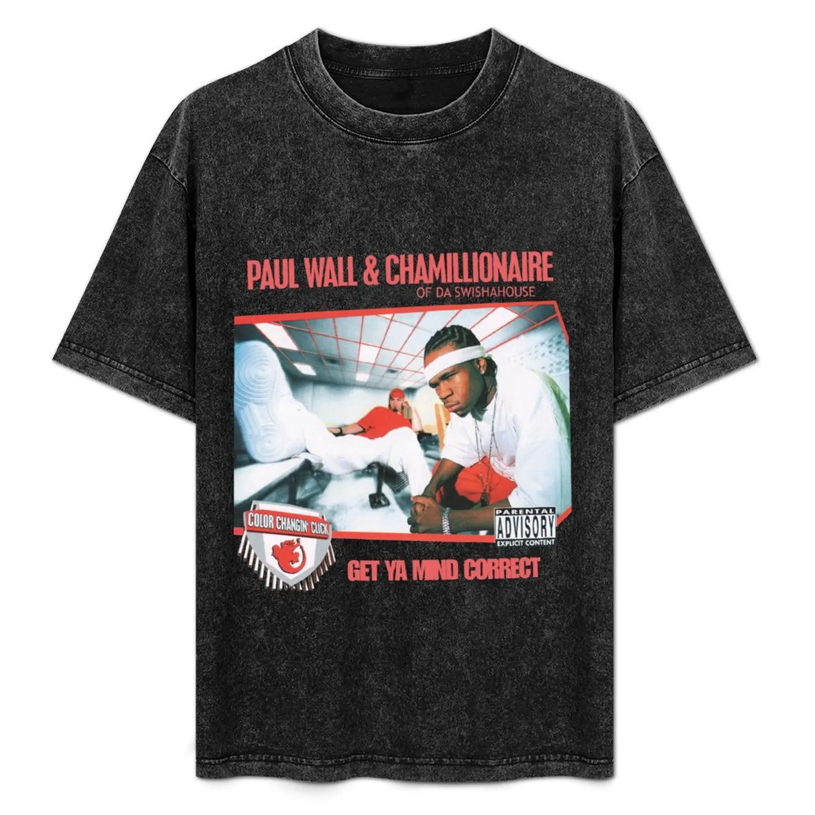 

Футболка Chamillionaire Get Ya Mind Correct из хлопка, предотвращающая потоотделение, для тренировок