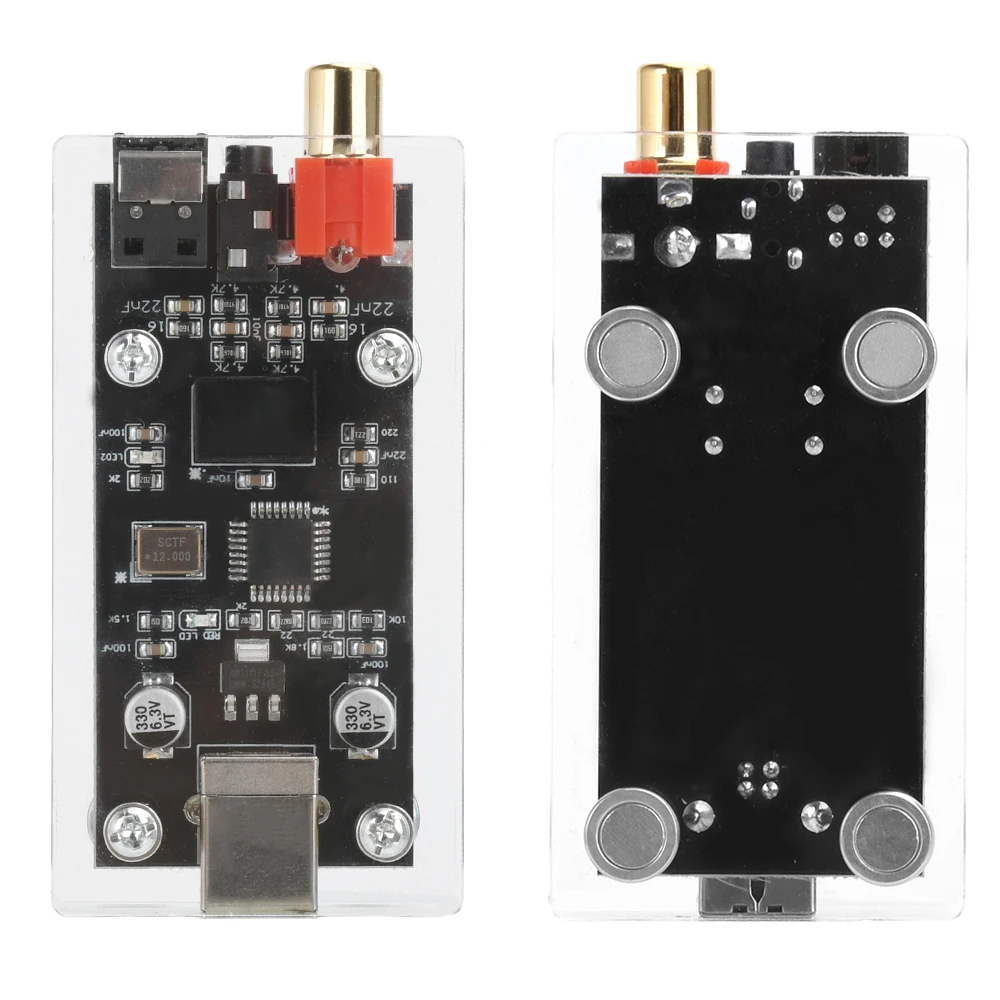 Fiber Optic/Coaxial/RAC Output Audio Source Audio Decoder 3 Modes Phone Computer Direct Connection Audio Decoder