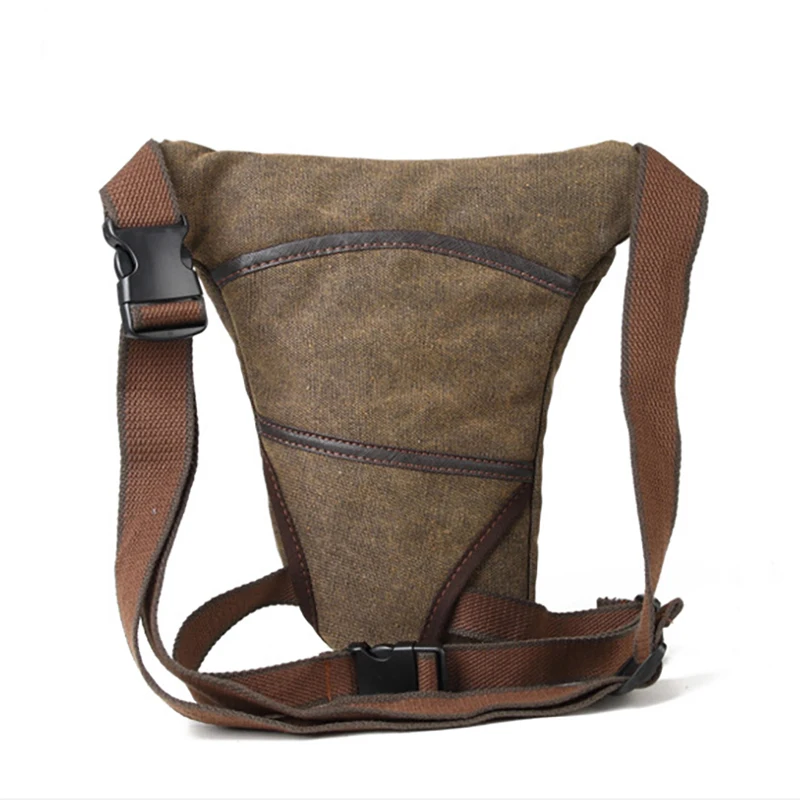 MARKROYAL Men Thigh Fanny Pack Drop Bag Motorcycle Riding Shoulder Pouch Crossbody Nylon Male Hip Bum Belt Leg Waist Bags