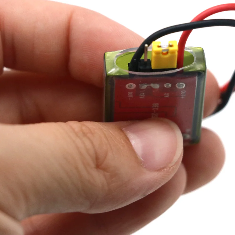 5v/12v 2s 3a 6s rc ubec 5v 3a mais baixo ruído rf bec completo blindagem anti bloqueio regulador de comutação para acessórios de avião fpv