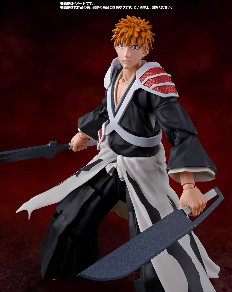 Na Stanie 100% Oryginalny Bandai Sh Figuarts Shf Bleach Souls Limited Ichigo Kurosaki Figurka Kolekcjonerska Model Dekoracja