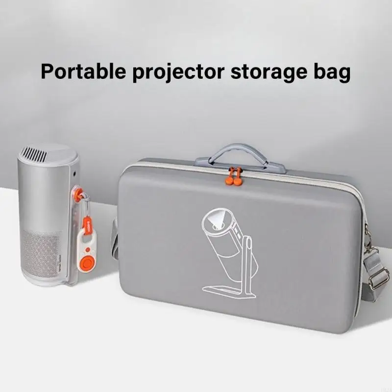 

Shockproof Waterproof EVA Hard Shell Protective Carrying Case With Shoulder Strap For Play6 Projectors for Travel 193A