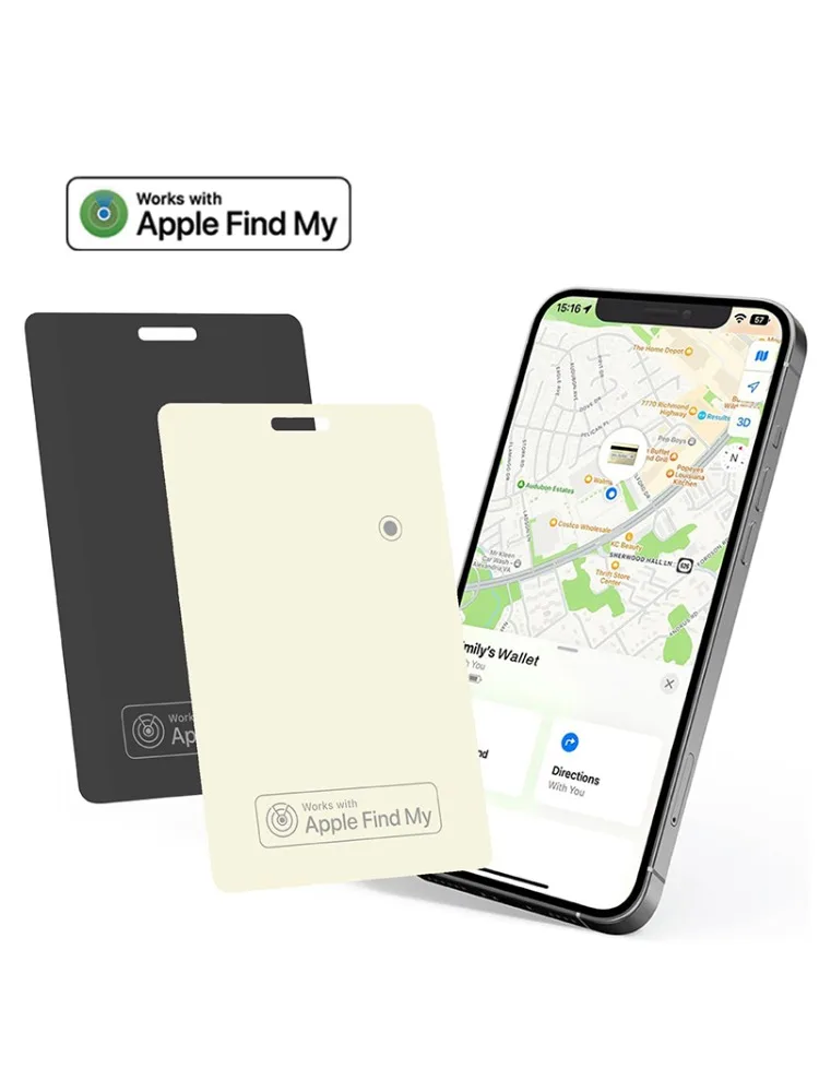 Cienki lokalizator AirTag w kształcie karty, 1,6 mm, ładowalny, kompatybilny z funkcją Find My (tylko iOS), lokalizator do bagażu. — zdjęcie produktu 7