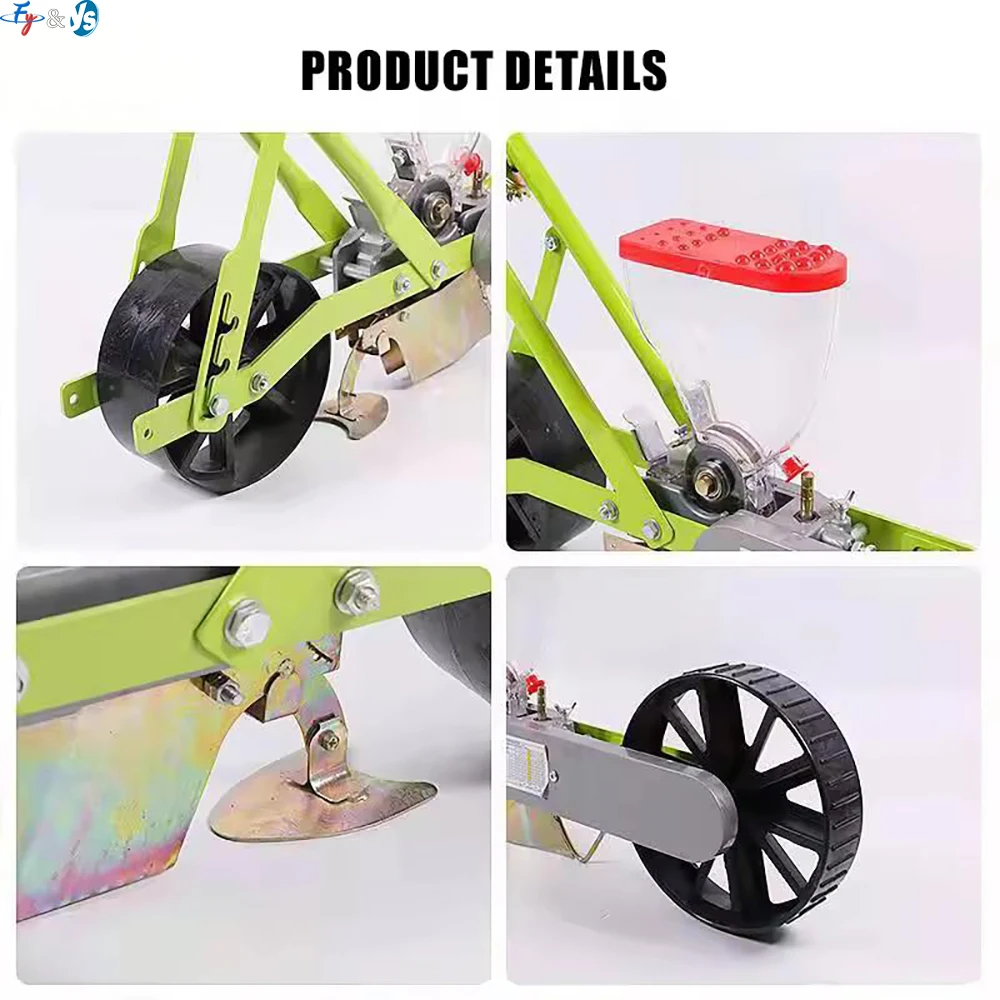Vegetable & Herbal Seeder Agricultural Sowing Machine Rapeseed Rice Medicinal Herb Manual Planter Seeding Equipment