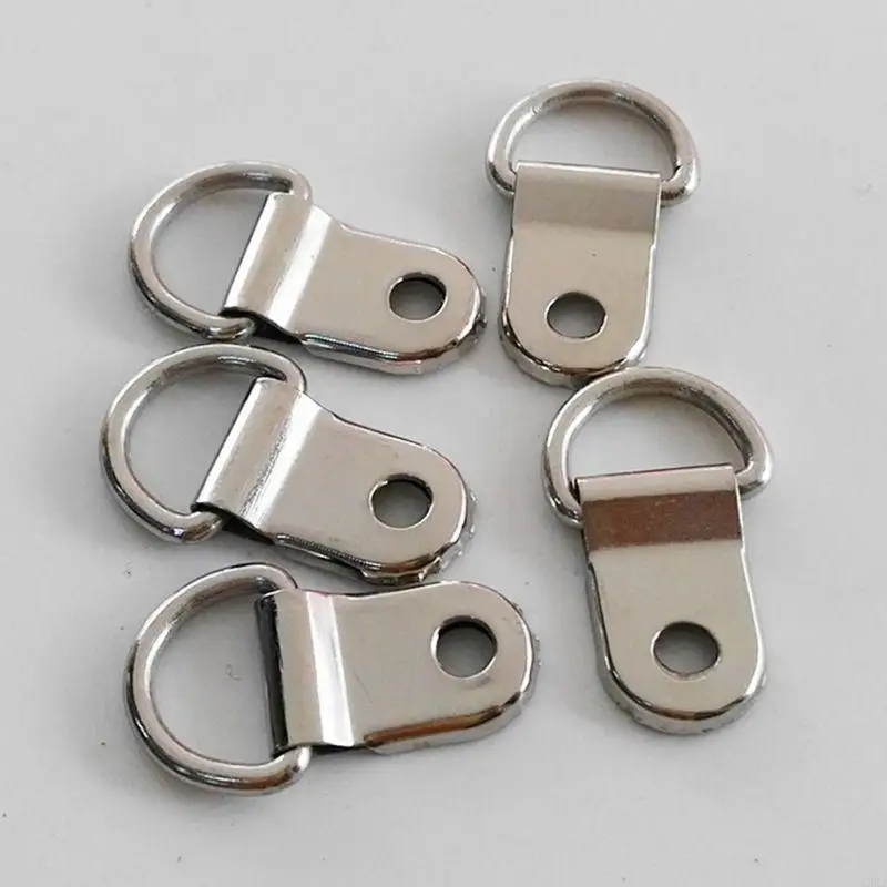 KXRA 100pcs d anillo colgante cuadro correa colgilla ganchos colgilla colgadura espejo pintura óleo Hange