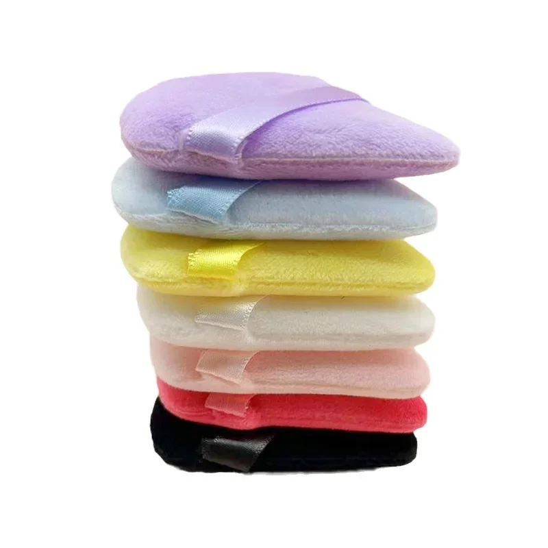 Colorful Triangle Makeup Puff Cosmetic Powder Pufff Makeup Sponge Puff Dry Use Women Smooth Beauty Washable Face Makeup Tool New