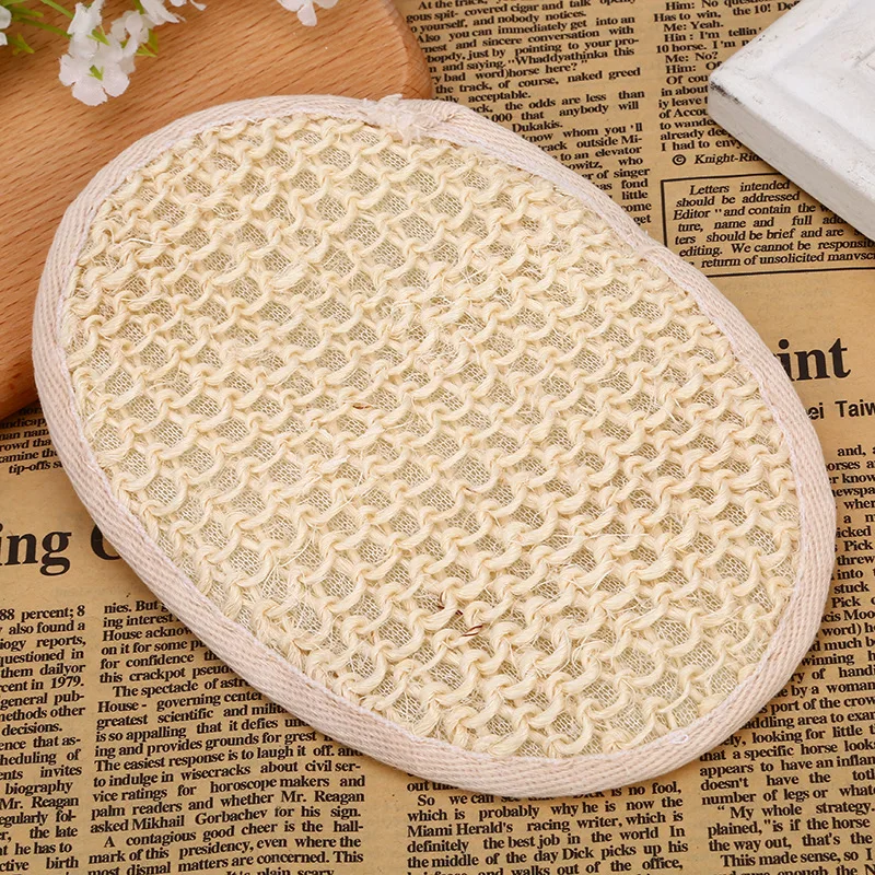 Natural Loofah Sponge Unisex Bath Towel Wipe Thick Sponge Bath Shower Rub Wash Body Scrubber Durable Healthy Massage Brush