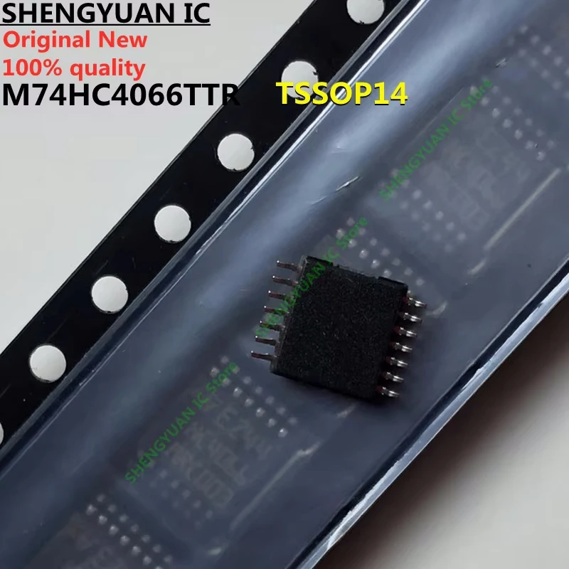10Pcs/lot M74HC4066TTR HC4066 TSSOP14 M74HC4066 74HC4066 QUAD BILATERAL SWITCH 100% new imported original 100% quality