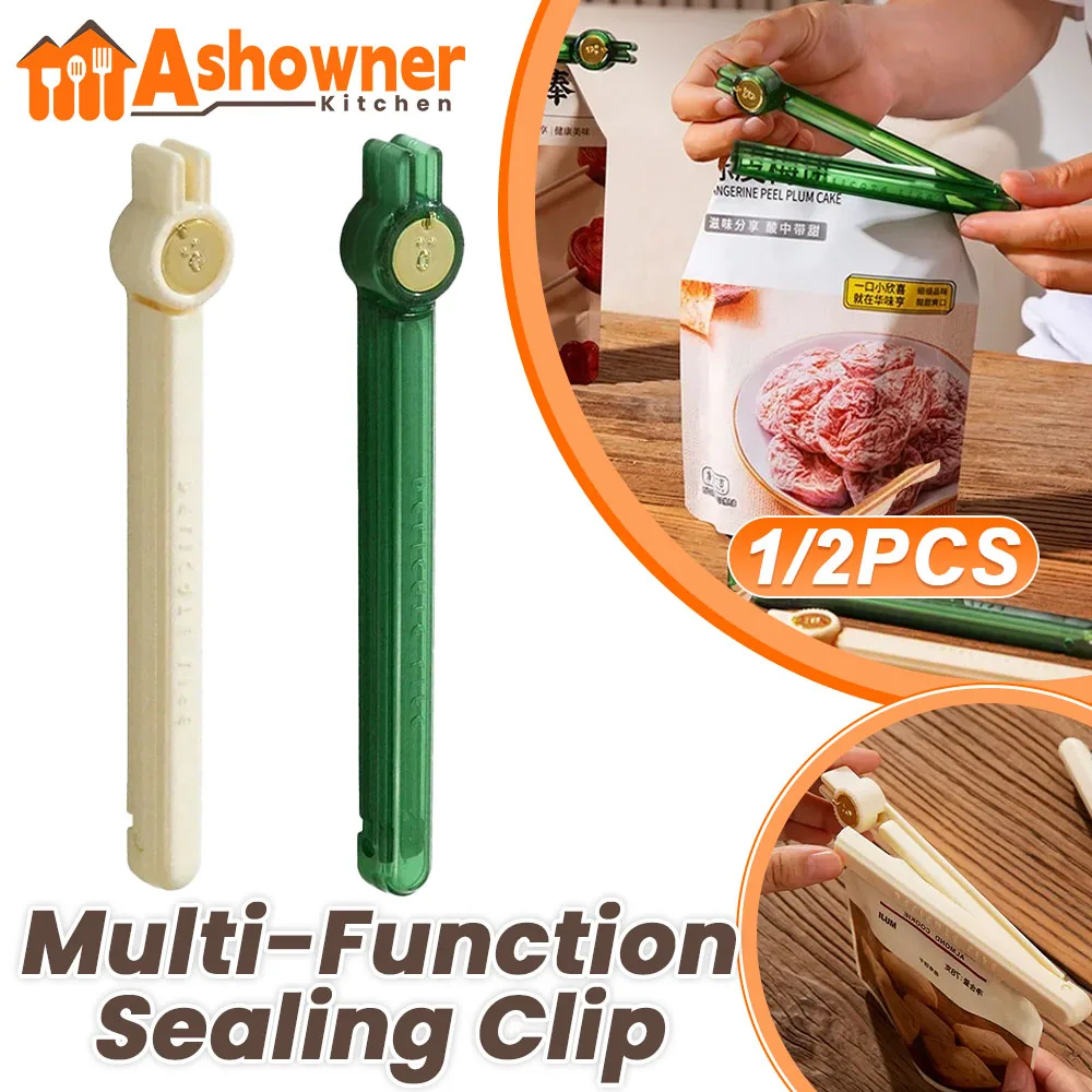 

Multi-Function Sealing Clip Magnetic Suction Type Snack Plastic Seale Clip Kitchen Food Freshness Moisture Sealing Mouth Clip