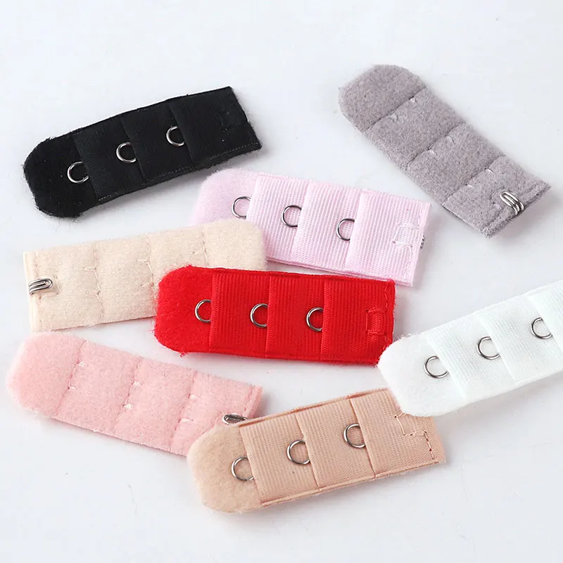 Buckle underwear accessories adjustment extension lengthened bra extender 1 hooks lengthened breasted belt hook and eye tape